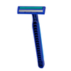 High Quality Twin Blade Stainless Steel Rubber Handle Disposable Razor for Man