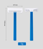 PearlMax High Quality Stainless Steel Razor Blades Disposable Single Men's Razor Barber 1 Blade Plastic Handle Razor
