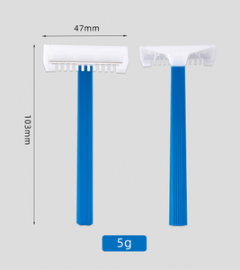 PearlMax High Quality Stainless Steel Razor Blades Disposable Single Men's Razor Barber 1 Blade Plastic Handle Razor