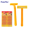 Pealmax Mens Razors Twin Blade Razor Plastic Handle Wholesale Shaving Razor