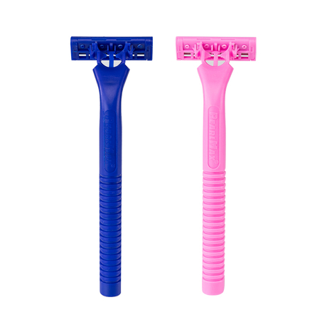 PearlMax New Fashion Shaving Men Razors Shaver for Lady Mini Replaceable Razor Plastic Handle Disposable Razor