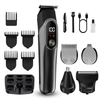 PearlMax Custom Mens Grooming Kit Digital USB Charging Nose Trimmer Hair Clippers for Salon Barber