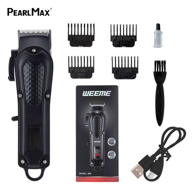 PearlMax Professional Electric Hair Clipper for Barbers Men's Hair Clipper