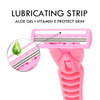 Triple Blade Razor Replaceable Cutter Head 1 Handle 20 Heads for Women